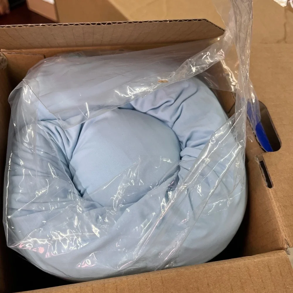 Sealy Posturepedic Expert Support Pillow Unisex Q Blue NEW Memory Foam